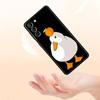 Cartoon Doubt Duck Phone Case For Samsung Galaxy S23 Ultra S22 S21 S20 FE 5G S10 S10E S9 S8 Plus Note 20 Silicone Cover Bumper