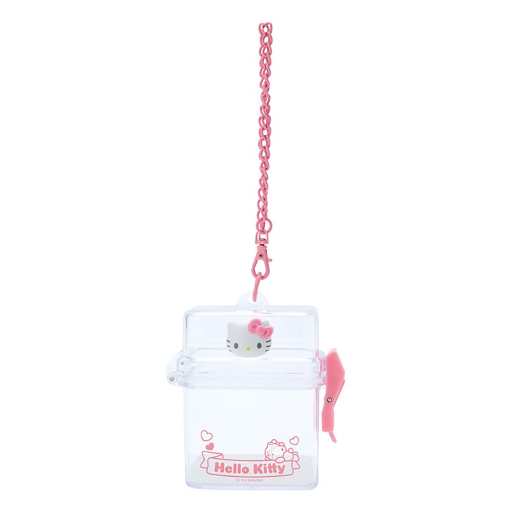 Sanrio Pitatto Friends Clear Hello 8 x 8 x 4 604348 (Мини) Чехол, Китти, см, Персонаж,