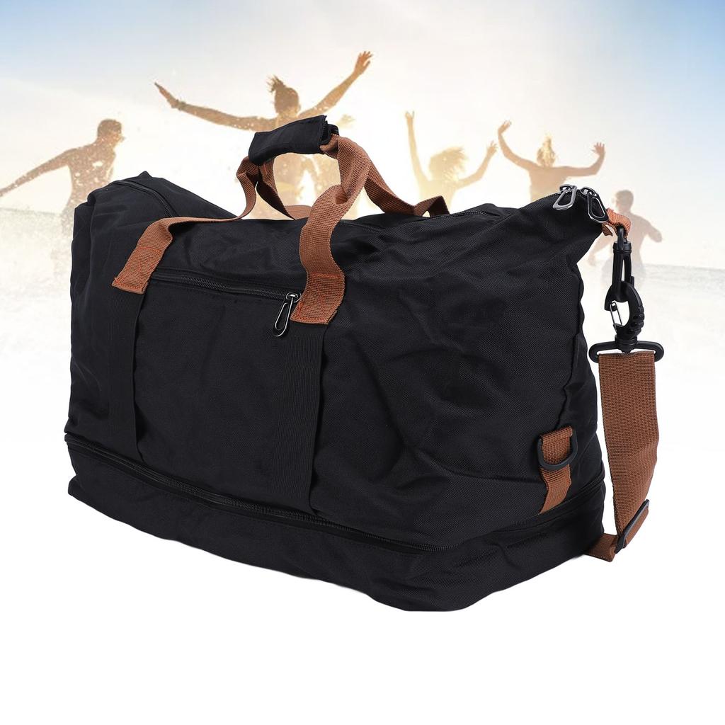 Travel Duffle Bag Oxford Cloth Waterproof Weekender Bag Dry and Wet Separation Sports Gym Bag with Shoulder Strap for Men Women