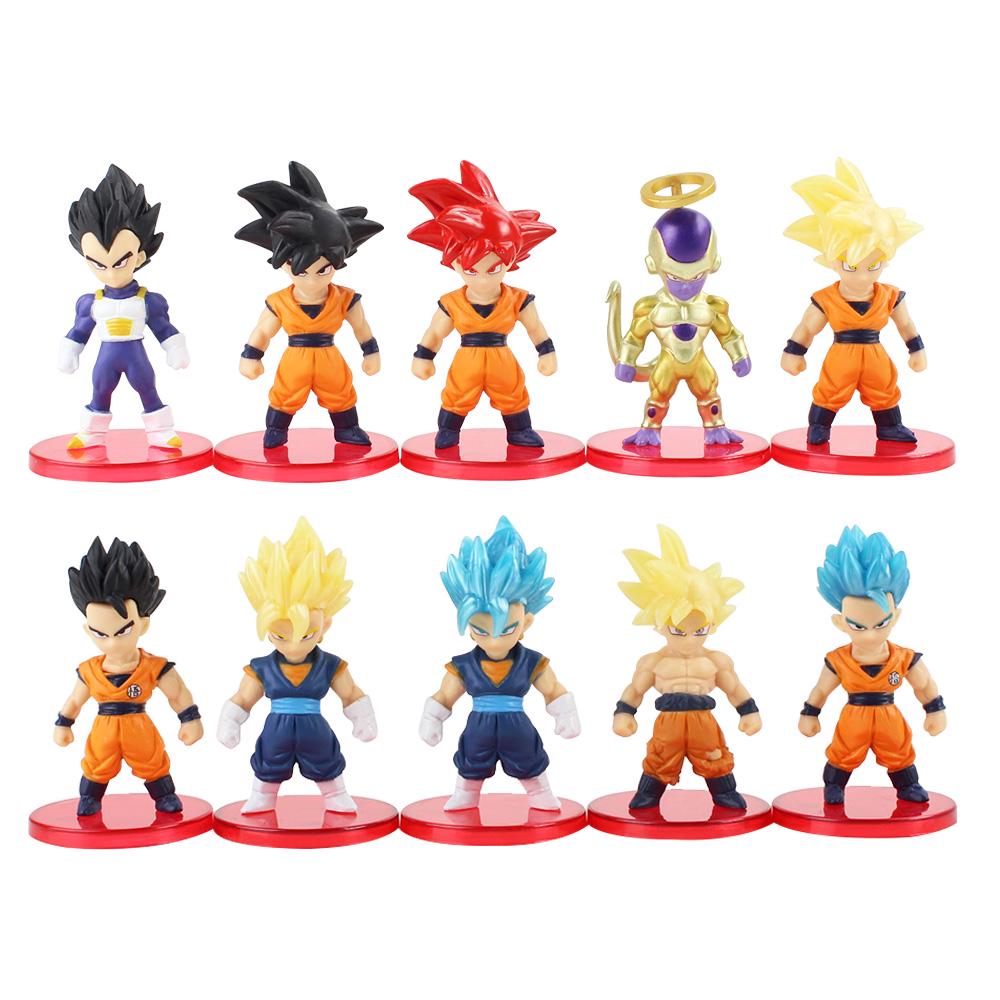 21 шт./лот Аниме Драконий Жемчуг Сон Гоку Фигурка DBZ Укун Гохан Веджета Веджетто Фриза Замасу Ультра Инстинкт ПВХ статуэтка Модель Игрушки
