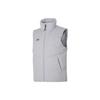 Solid Color Stand Collar Outdoor Running Casual Down Vest Unisex Vest Gray 23600803-009