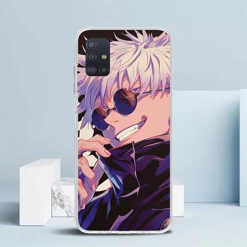 Чехол для телефона Kaisen J-Jujutsu Годжо Сатору Для Samsung Galaxy A52 A32 A22 A12 A51 A50S A30S A10S Note 20 Ultra 10 S10 Plus A31 A20