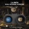 Очки ночного видения 1080P, 4-кратный цифровой зум, инфракрасный бинокль ночного видения с возможностью громкой связи на голове