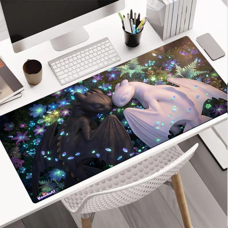 Train dragon Mouse Pad, Rubber Base, Mouse Pad for Gamers and Office Use, Gaming Desk , Easy To Clean Mat Office Fan Gifts