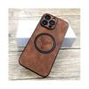 (Dark Brown) Luxury PU Leather Retra Case For Phone  case