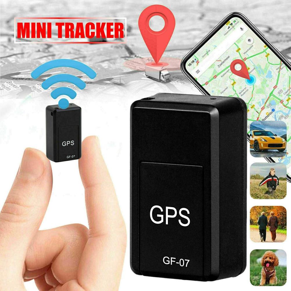 Мини-GPS GF-07 с SIM-картой, функцией позиционирования, отслеживанием в реальном времени, защитой от кражи и потери, функцией поиска ключей и домашних животных, прочным магнитным креплением.