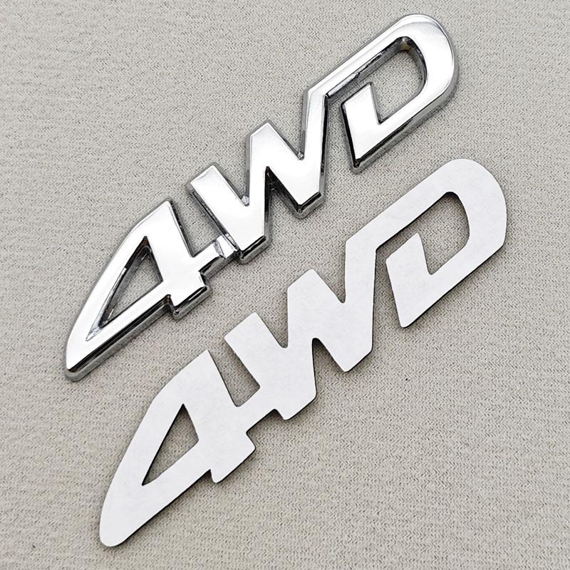 3D Metal Car Sticker Logo 4WD V6 V8 LIMITED Fender Side Badge Rear Trunk Emblem For Toyota LC150 LC200 4Runner Tundra Accessorie