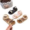 2026New Summer Sandals for Girls Soft-soled non-slip princess shoes Children's Bowknot Open-Toe Beach Shoes