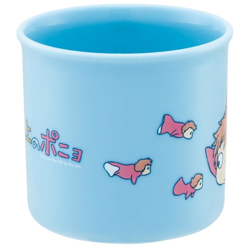 Skater Lunch Box Plastic Cup, 200ml, for Kids, Antibacterial, Dishwasher Safe, Made In Japan, Studio Ghibli, Ponyo On the Cliff, Sisters, Girl, KE5AAG