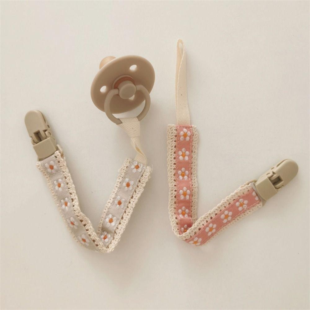 Wooden Clip Soother Holder Ethnic Style Nipple Holder Clips Cute Baby Cloth Pacifier Chain  Baby