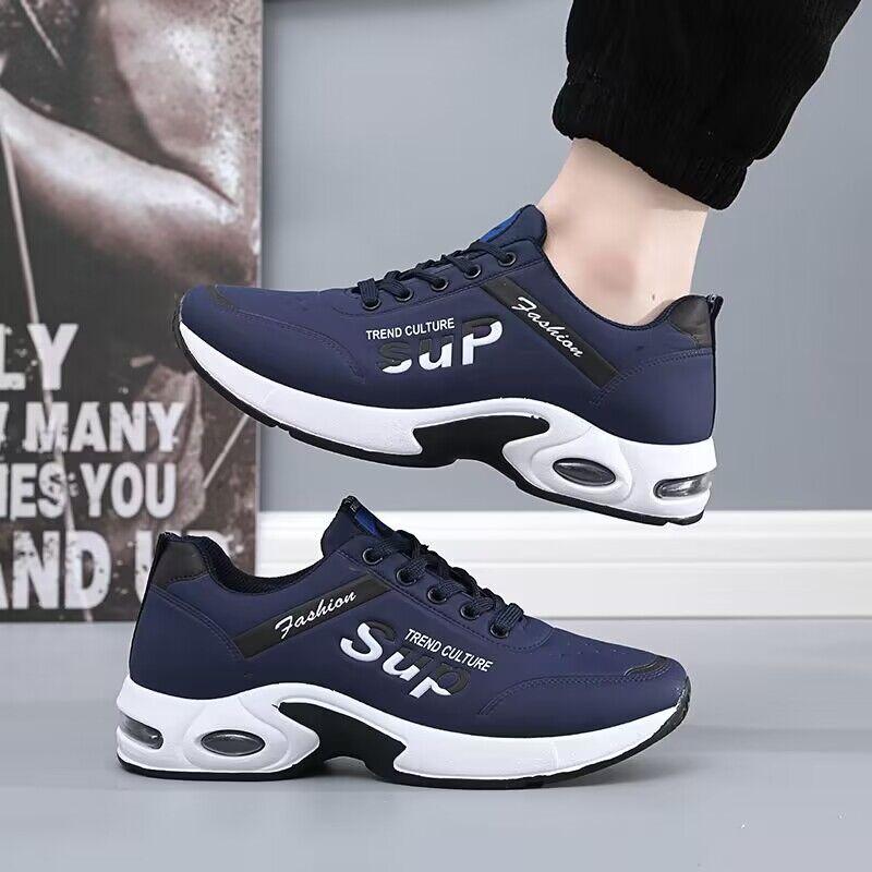 Youth Trendy Outdoor Running Shoes Breathable Mesh Shoes Thick Soled Casual Men's Shoes Versatile Board Shoes