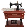 Sewing Machine Music Box Hand Crank Musical Box Vintage Sewing Machine Desk Decoration
