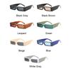 Rectangle Fashion Sunglasses Man Hip Hop Vintage Designer Black Shades Sun Glasses Small Frame Personality  Lentes
