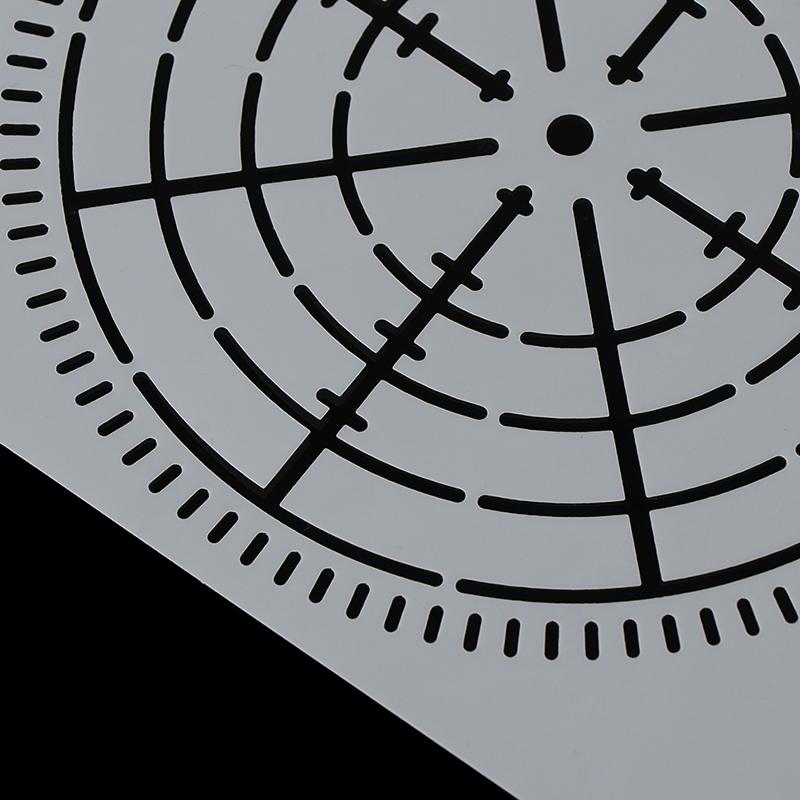 DIY 12PCS Reusable Mylar Mandala Dotting Painting Stencils Templates Craft Tools