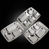 Chulu Disposable Six-Compartment Plastic Canteen Plate