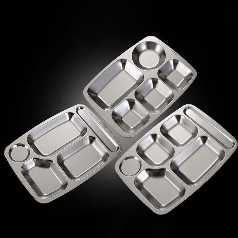 Chulu Disposable Six-Compartment Plastic Canteen Plate