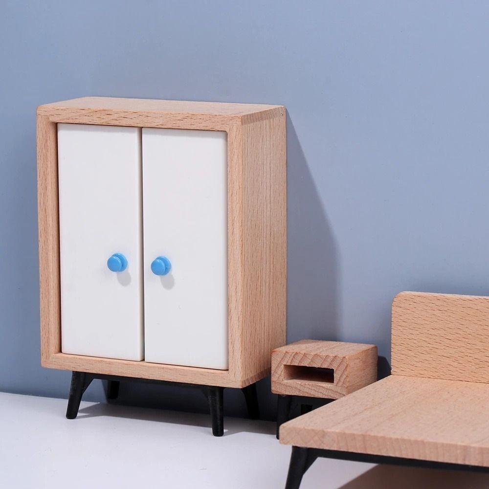 Bookshelf Couch TV set Mini Furniture Simulation Furniture Doll House Furniture Miniature Furniture