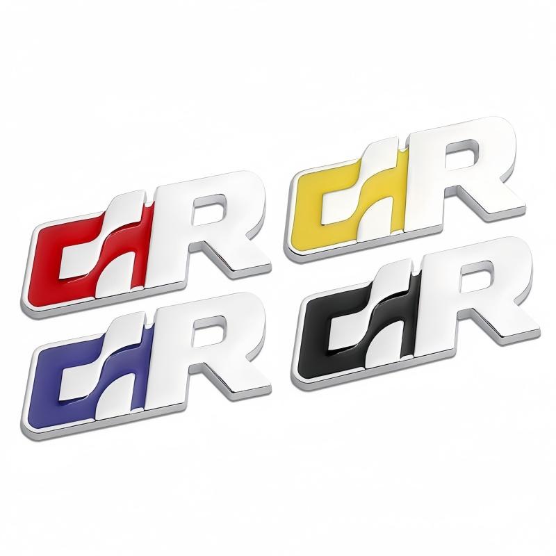 Fashion Metal Car Stickers Emblem Decal For Volkswagen R Racing VW Golf Passat Tiguan CC Sagitar Touareg SR GR Auto Stylin IF2 knuz4