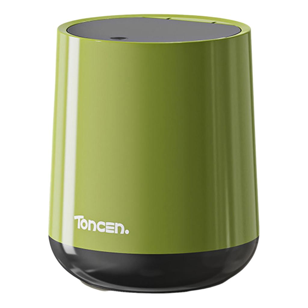 Modern Press Lid Trash Can for Office Tabletop Car Trash Can Bedroom Compact Desktop Small Garbage Bin for Home Use