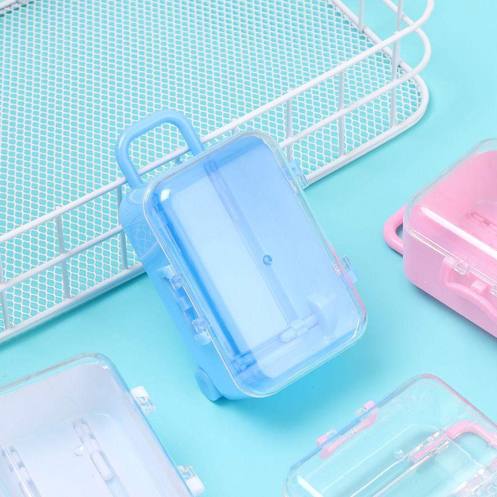 Модная кукольная сумочка-кейс, украшение для кукольного домика, шкатулка для драгоценностей, куклы, миниатюрные игрушки, милый маленький клатч, мини-чемоданчик