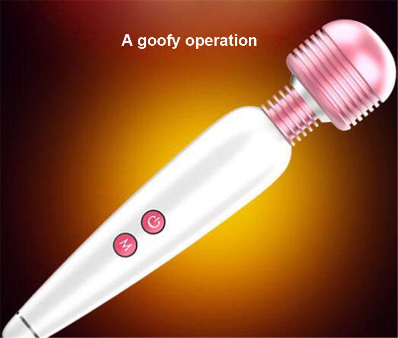 Супер мощный USB-заряжаемый вибратор, игрушки для женщин, палочка, массажер, вибраторы для женщин, клитор