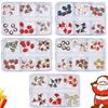 Claus Manicure Accessories Christmas Nail Charms Christmas Nail Decorations Party Nail Rhinestones