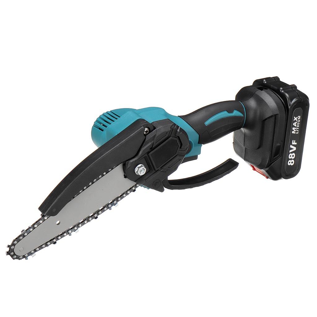 4000 об/мин 88 В 6-дюймовая аккумуляторная электрическая цепная пила для резки дерева с 1/2 аккумулятором для 18-вольтовой батареи