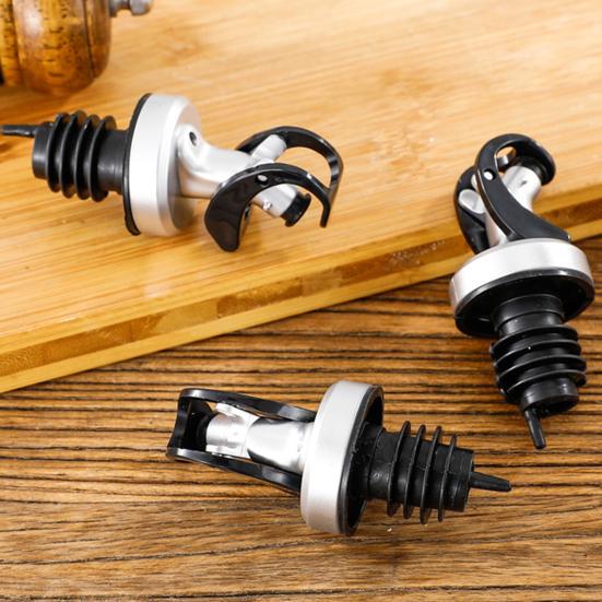 Practical Vinegar Bottle Stopper Detachable Smooth Pouring Reusable Soy Sauce Oil Bottle Cap