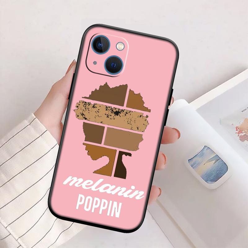 BH34 Melanin Black People Afro Girls New High-End Shell Phone Case for Redmi Note 13 14 Pro+ Plus A3 A3X 13X 13C 13R 14S 14C 14R