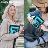 Larger Stand Case Universal for IPad Air 11 2025 M3 2024 M2 Air 4 5 10.9" 3-Layers Protection Hybrid Cover with Shoulder Strap
