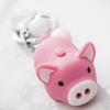 Брелок для ключей Yousheng Cartoon Pig с колокольчиками, светодиодными лампами, подвеской-брелоком со звуковыми эффектами, подарок на Новый год и день рождения