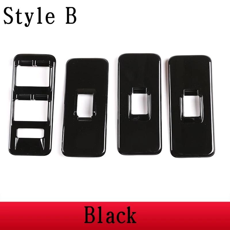 4pcs Car Window Lift Switch Button Control Panel Frame Cover Trim For Land Rover Discovery 3 LR3,Range Rover Sport