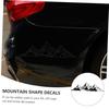 TINEASUR Наклейка-плавник Наклейка на автомобиль Наклейка-гора Наклейка-звезда Наклейка на бампер Наклейка в форме горы Графика для автодома