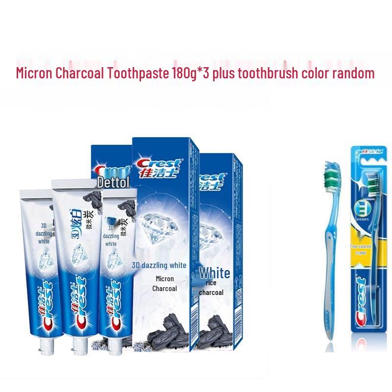 Зубная паста Crest Dazzling White Micro Charcoal