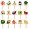 Pack of 15pcs Wooden Floral New Product Record Plugin Succulent Gardener Tags Plant Pottery Tags Wooden Plugin