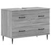 3 Piece Bathroom Cabinet System HAARLEM Sonoma Grey