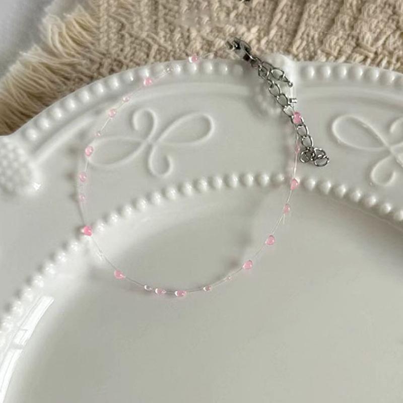 New Fashion Minimalist Transparent Crystal Dewdrop Earrings Niche High-End Unique And Versatile Clavicle Chain