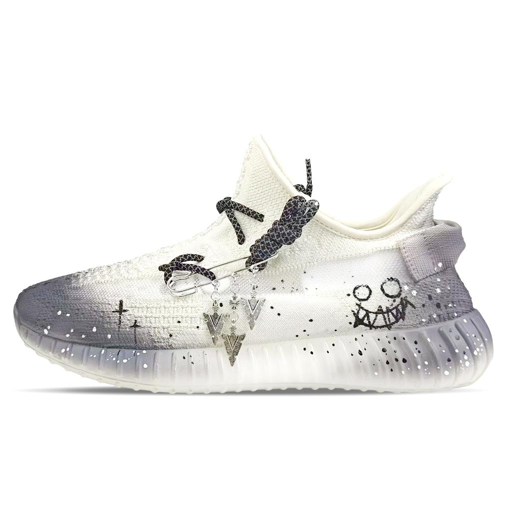 Adidas Оригиналы Yeezy Boost 350 V2 Устойчивые к истиранию Устойчивые к истиранию Низкие Повседневная Обувь Унисекс Белый HQ6316(Команда373-)