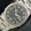 GENUINE VINTAGE SEIKO 5 AUTOMATIC 7019A JAPAN MENS BLACK DIAL WATCH A702120-5 R208-a702120