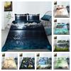 Bedding Landscape Print Comforter Duvet Cover Home Decor Soft Breathable Bedclothes Children Bed Set Pillowcase Single Double Size