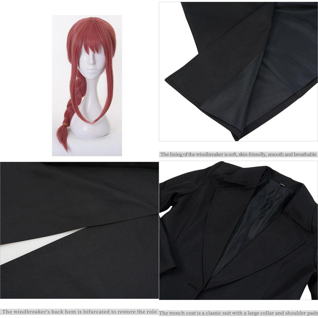 Потрясающий костюм для косплея Макимы из Человека-бензопилы для Хэллоуин-вечеринок и мероприятий