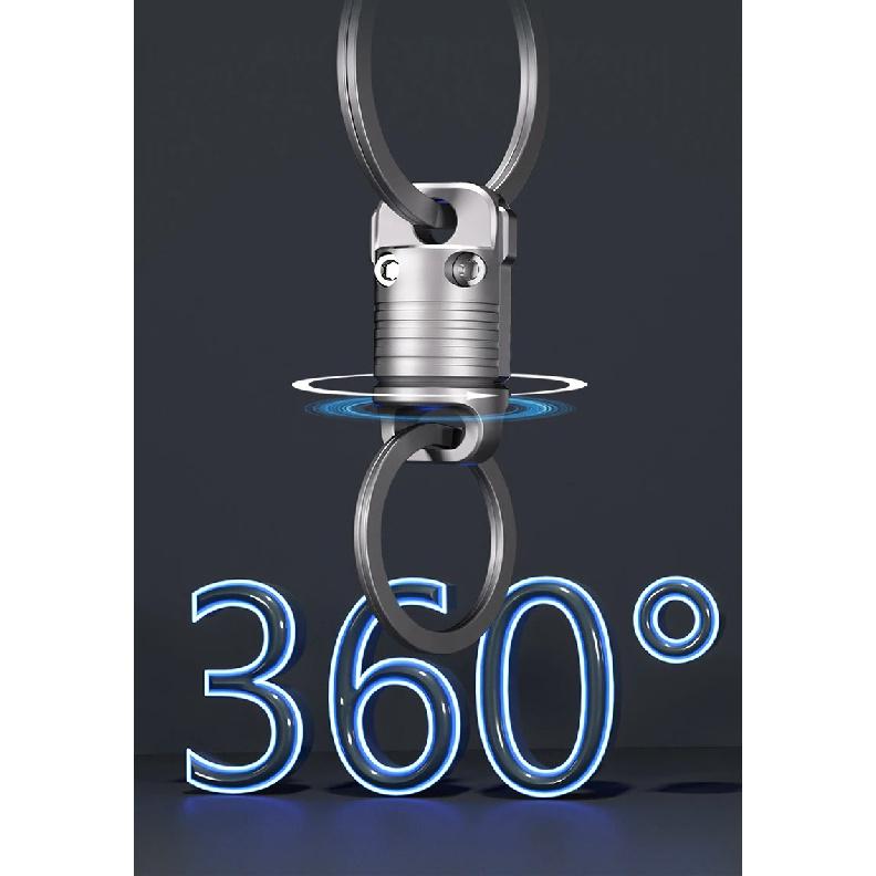 Titanium Alloy Magnet Quick Release Keychain 360° Rotatable Buckle Anti Stripping Dog walking Buckle Safety Lock design
