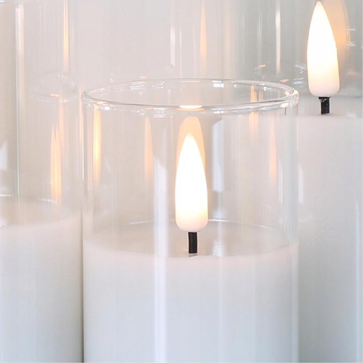 LED candle decorative flame effect candle insert battery operated 15CM
