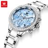 Women Quartz Watch Ceramic Strap Multifunction Display Classic Female Wristwatch 30m Waterproof Watches For Girls Gift
