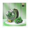 (Dinosaur, Green) Remote Control Watch Car Toys, 2.4 Ghz Cartoon Rc Watch Racing Car Toy With Usb Charging Gift For Kids
