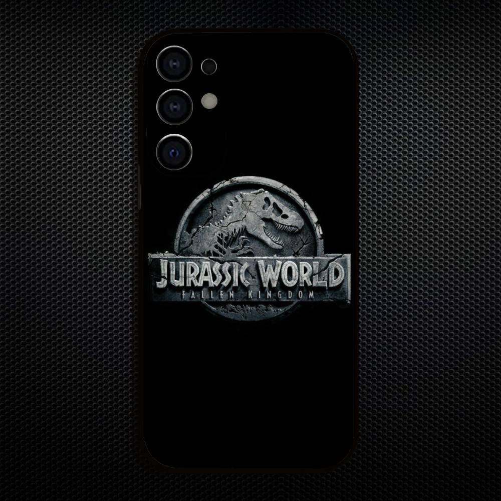 J-Jurassic Park Dinosaur World Phone Case For Samsung S25,S24,S23,S22,S21,S20,Plus,Fe,Lite,Others Black Cover