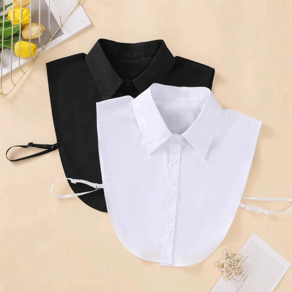Fashion Half Shirt Style Fake Collar Versatile Detachable Collar Cotton Fake Collar Women Men