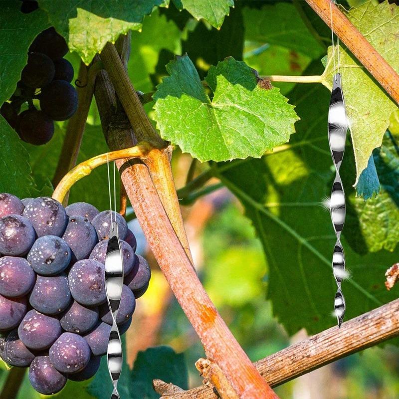 Уличный ловец птиц, водонепроницаемый, светоотражающий, сельскохозяйственный, отпугивающий палка для птиц, безопасный подвесной отпугиватель птиц, винт, садовый декор