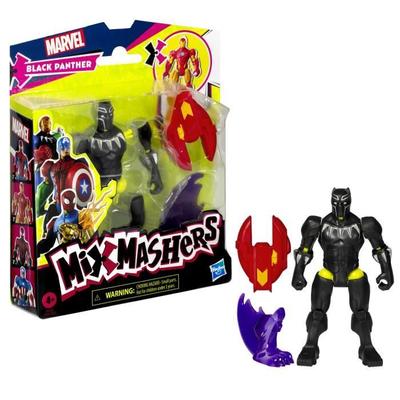 MixMashers Черная Пантера, фигурка 12 см, персонализируемая, для смешивания и комбинирования с аксессуарами, Marvel, от 4 лет