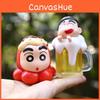 Crayon Shin Chan Food Themed Figurine Toy Desktop Decoration Anime Peripherals